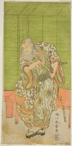 Nakamura Nakamura Rakning Doktor Skägg Doktor Te Pay Sakai - Skriven av Ancestors Chronicles, framförd på Te Nakamura Te Tee, 1771 av Katsukawa Shunsho