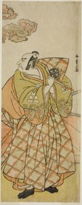 Skådespelaren Nakamura Nakazo I som Watanabe no Tsuna i pjäsen Shitenno Tonoi no Kisewata, framförd på Nakamura Theatre i den elfte månaden, 1781 av Katsukawa Shunsho