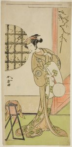 Skådespelaren Nakamura Noshio I i en oidentifierad roll av Katsukawa Shunsho