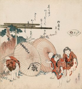 Lost-love shell  av Katsushika Hokusai