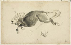 Running Horse, ca 1815-1849 (bläck på papper)
