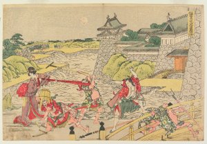 Akt III av Katsushika Hokusai