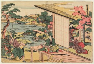Akt II av Katsushika Hokusai
