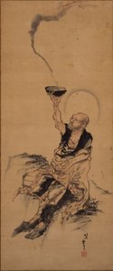 Arhat av Katsushika Hokusai