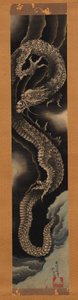 Uppstigande drake av Katsushika Hokusai