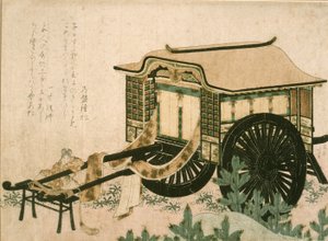 Hovvagn av Katsushika Hokusai