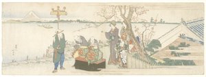 Daikagura-artister, 1801-1805 av Katsushika Hokusai