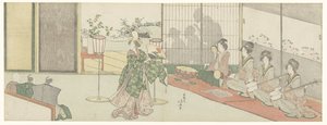Dansuppvisning av Katsushika Hokusai