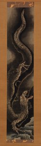 Nedstigande drake av Katsushika Hokusai