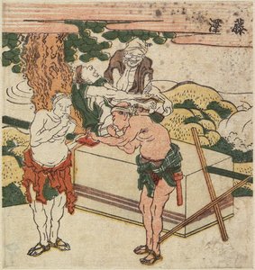 Fujisawa, omkring 1804 av Katsushika Hokusai