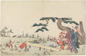 Iris Garden av Katsushika Hokusai