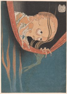 Kohada Koheiji, från serien "Ridge minutes dre d G assistant tes (Hundred stories)" av Katsushika Hokusai