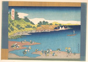 Noboto i Shimōsa (Shimōsa Noboto), ur serien ”Tusen bilder av havet” (Chie no umi) av Katsushika Hokusai