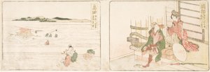 Okabe; Shimada av Katsushika Hokusai