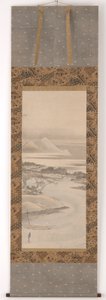 Flodlandskap, 1760-1849. av Katsushika Hokusai