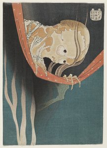Kohada Koheijis spöke, ca 1831-32 (träsnitt i färg) av Katsushika Hokusai