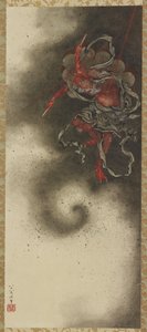 Åskgud, Edo-perioden av Katsushika Hokusai