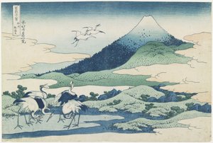 Umezawa Village i Sagami-provinsen, 1831-1834 av Katsushika Hokusai