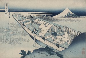 Ushibori i Hitachi-provinsen, ur serien ”De trettiosex vyerna av berget Fuji” av Katsushika Hokusai