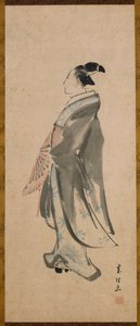 Ung man, Edo-period, ca. 1795-1798. av Katsushika Hokusai