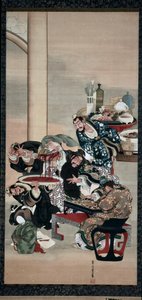 Verkar på Guanyus arm, 1840-talet. av Katsushika Ōi