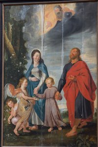 Pfarrkirche (Parochiekerk Sint-Walburga). Gemälde.