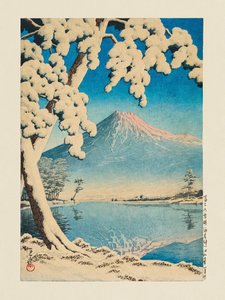 Fuji i snön, Tagonoura (1932)