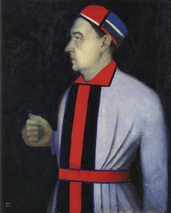 Porträtt av Nikolai Punin, 1933
