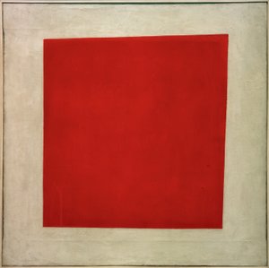 Röda torget, 1915 av Kazimir Severinovich Malevich