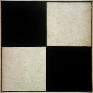 Fyra rutor, 1915 av Kazimir Severinovich Malevich