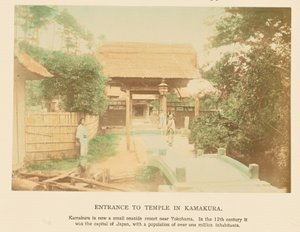 Ingång till tempel i Kamakura