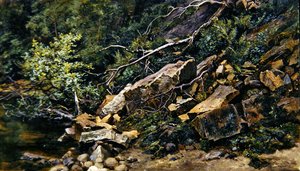 A Rocky Bank (olja på duk)