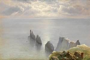 The Needles, Isle of Wight (olja på duk)