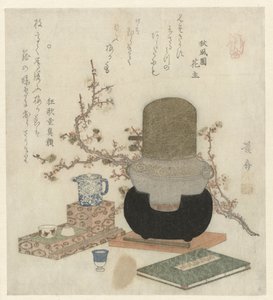 Att göra Plum Sake av Keisai Eisen