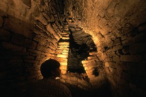 Cancuen, Guatemala, Arthur Demarest, Tomas Barrientos, Maya, palats, klassisk period,..., 2004 (foto) av Kenneth Garrett