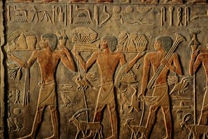 Egypten; Gamla riket; Saqqara; Sakkara; Ptah Hoteps grav; Evighet av Kenneth Garrett