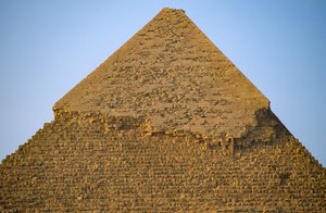 Khafres pyramid, Egyptens gamla rike; Gizaplatån; Giza; Egypten av Kenneth Garrett