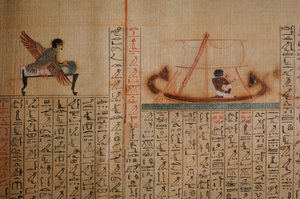 Maiherpri Papyrus, De dödas bok, från en grav utan plundring i Konungarnas dal, Ma..., 2007 (foto) av Kenneth Garrett