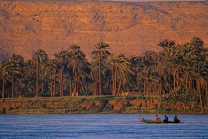 Nilen, Egypten, nära Amarna, 2001 (foto) av Kenneth Garrett