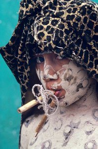Olmec Enigma; Ponchodans med "tigre"; Tenosique; Mexiko av Kenneth Garrett