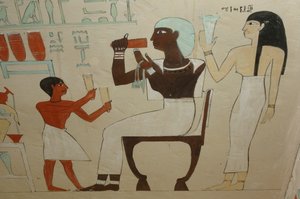 Sarkofag av Ashayt, detalj, Svarta faraoner, nubier, Egypten, Egyptiska museet, C..., 2007 (foto) av Kenneth Garrett