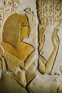 Maias grav; Egypten; Arkeologi; Nya riket; Saqqara, Amarna-perioden, konst, 2002 (foto) av Kenneth Garrett