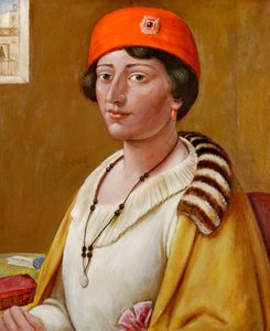 Röd turban