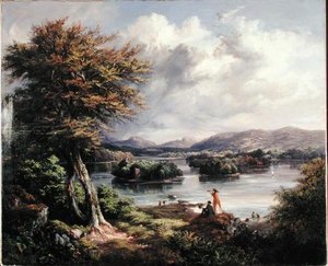 Lake of Menteith (olja på duk)