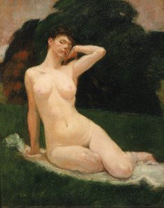 Studie för kvällen, 1883.