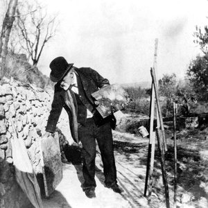 Paul Cezanne målar i Aix-en-Provence