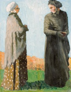 Bönder i söndagsdräkt, 1890