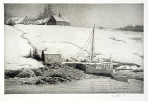 Hatchet Cove, Maine av Kerr Eby