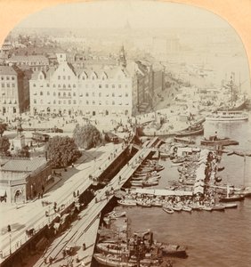 Hamnen, Stockholm, Sverige, 1901.