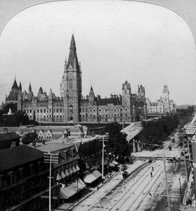 Houses of Parliament, Ottawa, Ontario, Kanada. av Keystone View Company